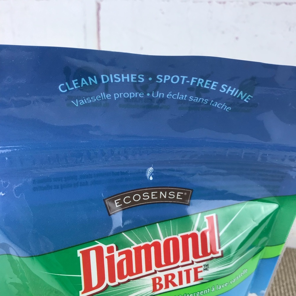 New: ECOSENSE Diamond Brite -20 pod Dishwasher soap - Picture 4 of 4